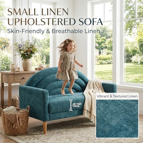 49" Small Loveseat Sofa for Small Spaces, Office Couch - Image 4