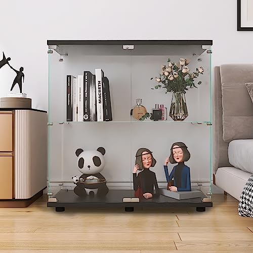 LFT HUIMEI2Y 2-Tier Glass Display Cabinet by LFTHUIMEI2Y
