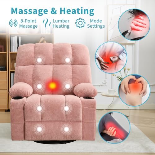 IDEALHOUSE Oversized Rocking Recliner Chair - Image 3