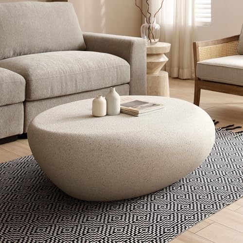 JUSTONE 43.31" Oval Coffee Table - Image 4