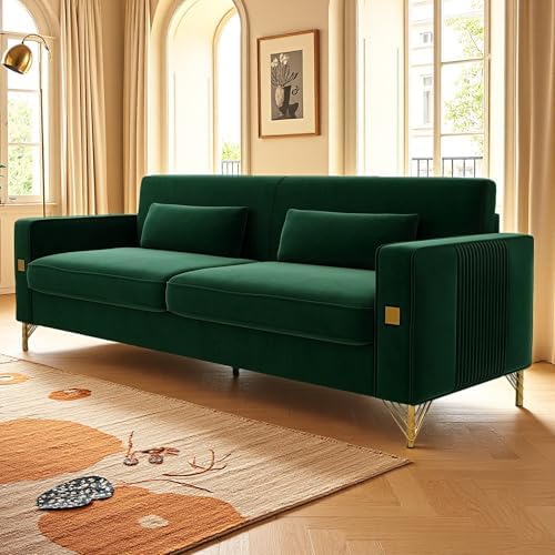 KEIKI 86" Oversized Luxury Velvet Sofa - Image 3