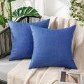 MIULEE Decorative Outdoor Pillow Covers Waterproof 18x18 Royal Blue by MIULEE