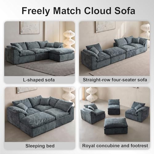 Cloud Couch Sectional, Boneless Modular Sofa - Image 4