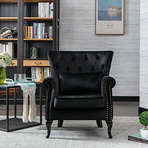 LZAREAL Accent Reading Arm Chairs Set of 2 - Image 2