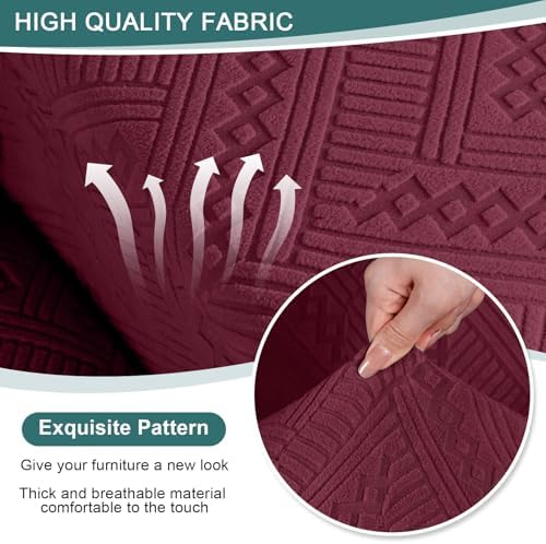Ruaozz Stretch Loveseat Recliner Cover - Image 3