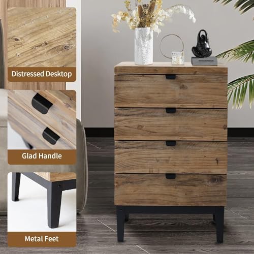 Wnutrees Farmhouse Nightstand - Image 6