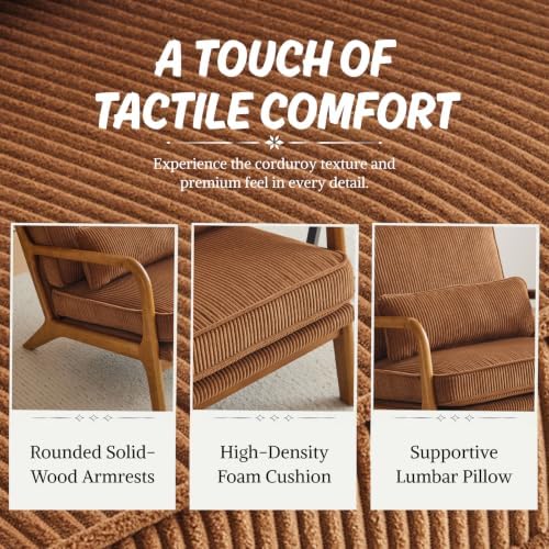Karl home Mid-Century Modern Accent Reading Chair - Image 5