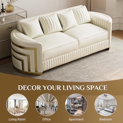 DAMAIFROM Mid Century Modern Chesterfield Sofa Couch, 3 Seat Tufted Sofas - Image 7