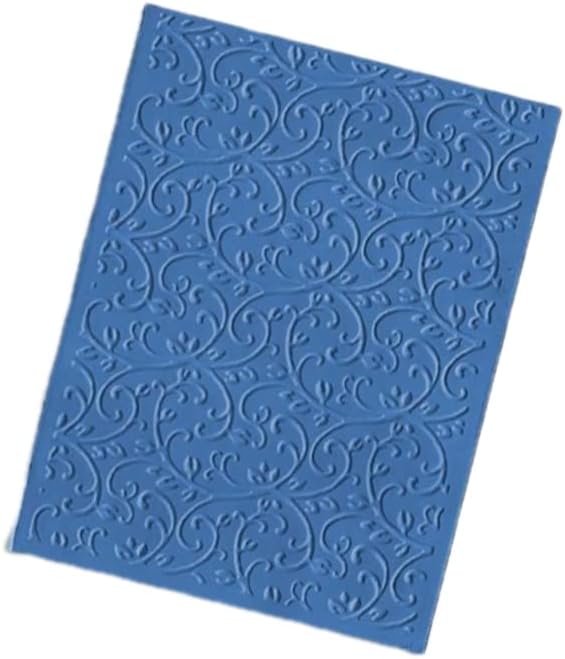 1PC Vine Leaves Background Embossing Folder for Card Making Floral DIY Plastic Scrapbooking Photo Album Card Paper DIY Craft Decoration Template Mold 10.5x14.5cm