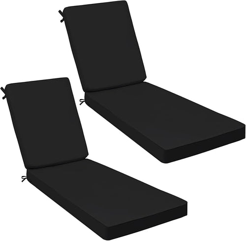 AAAAAcessories Outdoor Chaise Lounge Cushions, Fade-Resistant, Waterproof Patio by AAAAAcessories