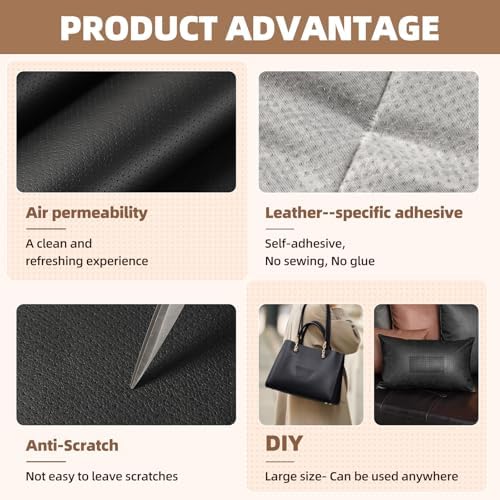 Leather Repair Kits, Large Vinyl Repair Patch - Image 4