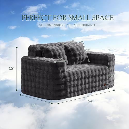 ZurNesfure Sofa Couch Loveseat Boneless Sofa - Image 2
