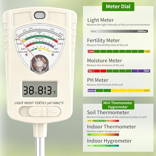 Soil Test Kit, 6 in 1 Soil Tester - Image 6