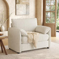 ONBRILL Oversized Accent Chair, 41 Inch Chenille Fabric Armchair by ONBRILL