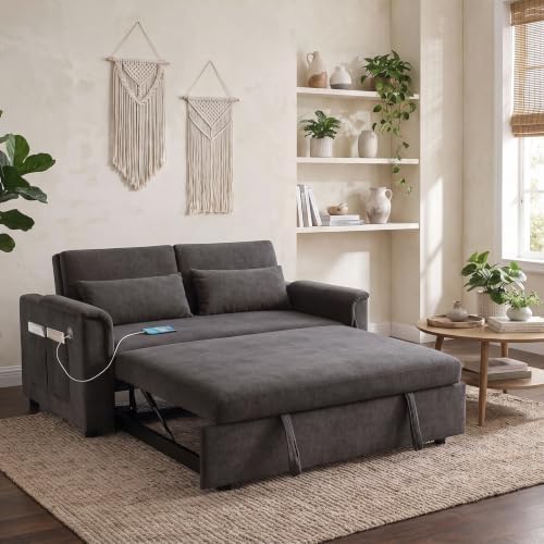 Convertible Sleeper Sofa Bed by Unknown