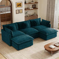 103" Modular Sectional Sofa, 5 Seater Deep Seat Cloud Couch by VEPXXP