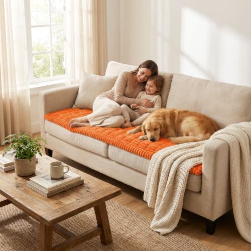 Smiry Couch Cover for Dogs, Non Slip Washable Fall Sofa Protector for Pets - Image 6