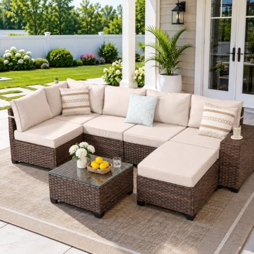 7 Pieces Patio Furniture Set by PAIQIAN