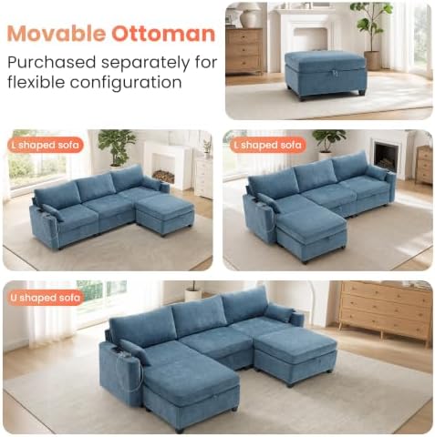 110" Modular Sectional Couch - Image 6