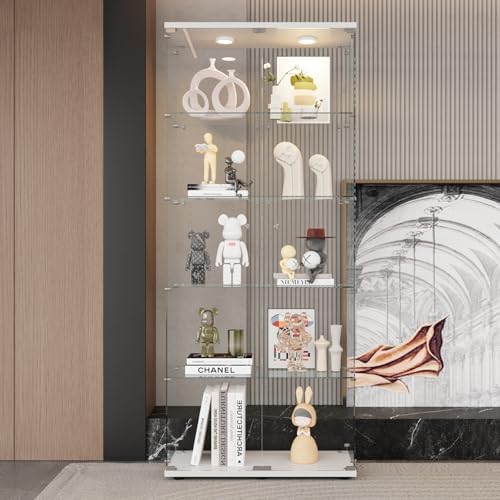 LFT HUIMEI2Y 5-Tier Glass Display Cabinet by LFTHUIMEI2Y
