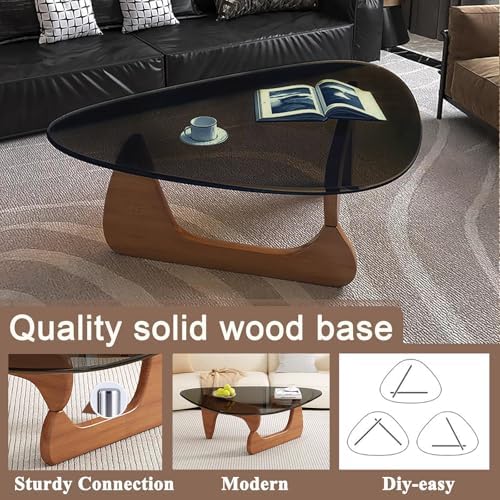 Glass Coffee Table, Mid Century Modern Coffee Table, Coffee Table - Image 5