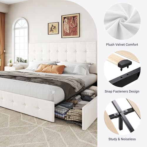 Allewie King Size Storage Bed Frame - Image 6