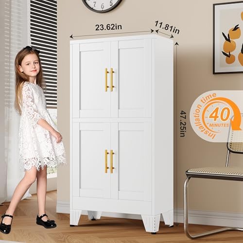 GAIOUS 47.25" Metal Pantry Cabinet - Image 3