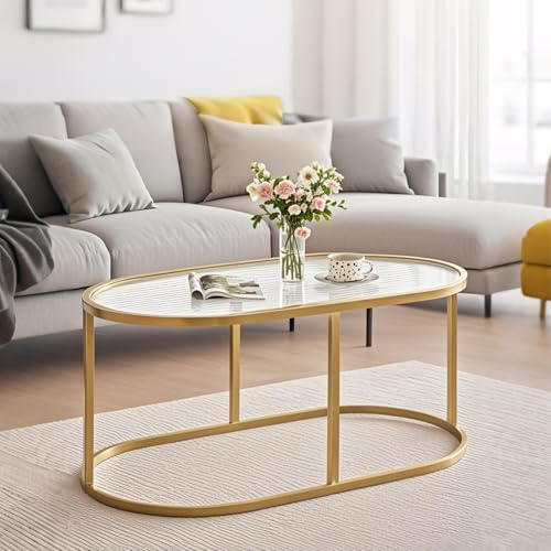 Coffee Table Gold Glass Coffee Table by Wolawu
