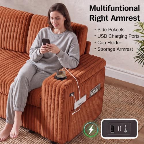 WEUP 111" Modular Sectional Sleeper Sofa - Image 7