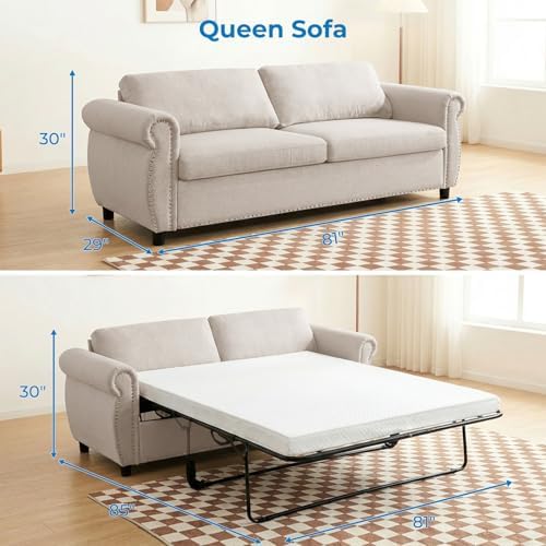 Mjkone Pull Out Sleeper Sofa Bed - Image 3