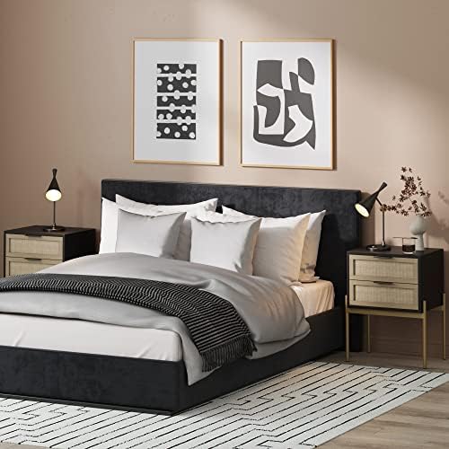 Andrew End, Bedside or Side Table in Matte Black Finish - Image 4