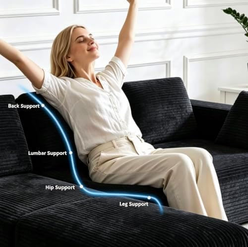 106" L-Shaped Modular Sectional Sofa - Image 5