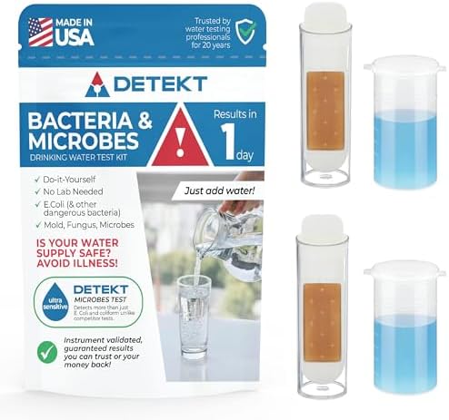 Bacteria in Water Test Kit by Detekt DIY by Detekt
