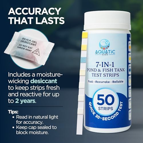 Pond Test Strips 7-in-1 – Fish Tank & Pond Water Testing Kit - Image 6