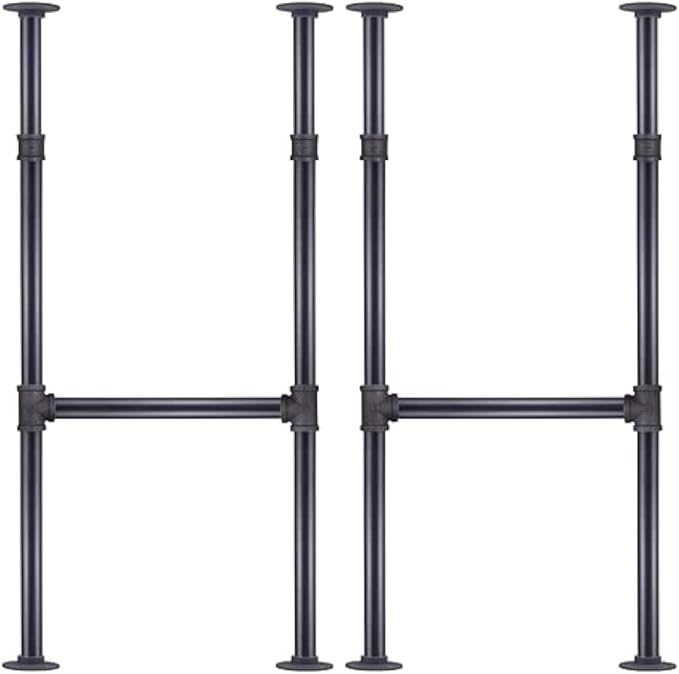 38'' x 14'' Industrial Pipe Table Leg by NIUBIDINDUSTRIALFURNITUR