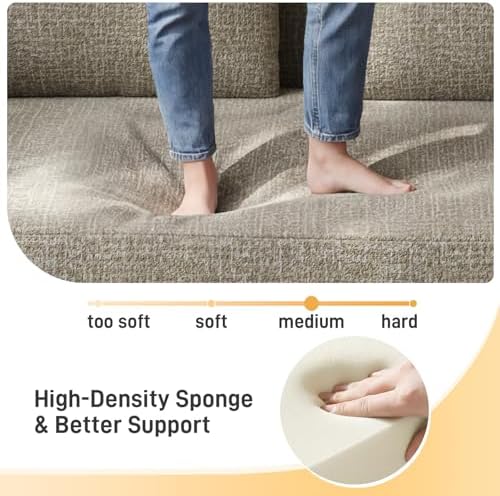 Curved Convertible Futon Sofa Bed, Modern Boneless Sleeper Couch, Curved Modern - Image 4