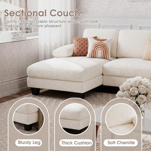 Furniwell U-Shaped Convertible Sectional Sofa Couch - Image 3