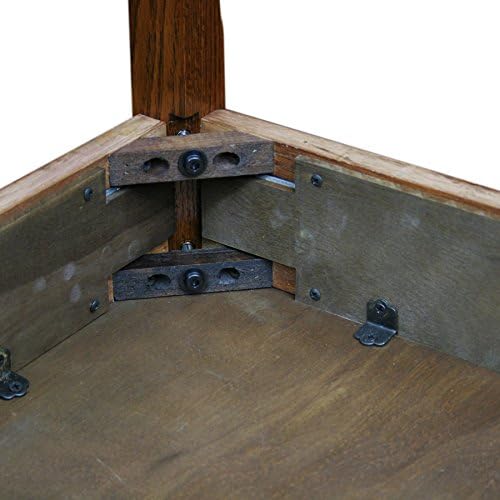 Leick Home Sibley Coffee Table, Rustic Oak - Image 6