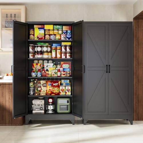 Letaya 76" H Metal Garage Storage Cabinets - Image 6