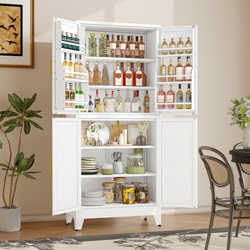 GAIOUS 74.8" Tall Metal Food Cabinet - Image 3