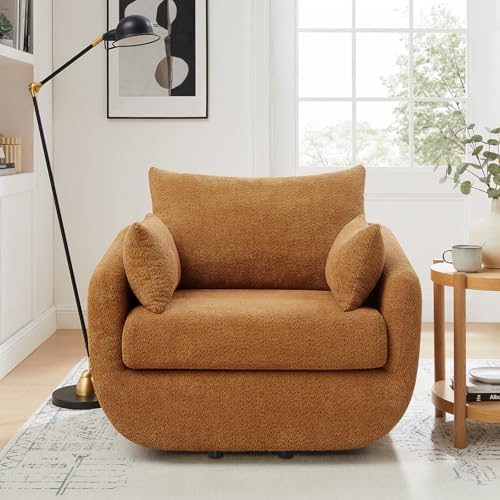 360° Swivel Accent Armchair, 39.3" Oversized by Unknown