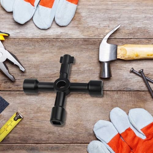 Triangle Multi-functional Sillcock Key 4 Way Square Wrench Water Utility Key - Image 5