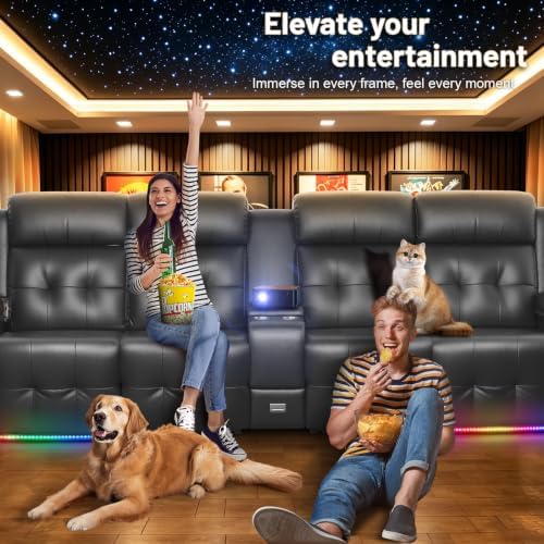 RV Loveseat Recliner Sofa, Home Theater Seating - Image 3