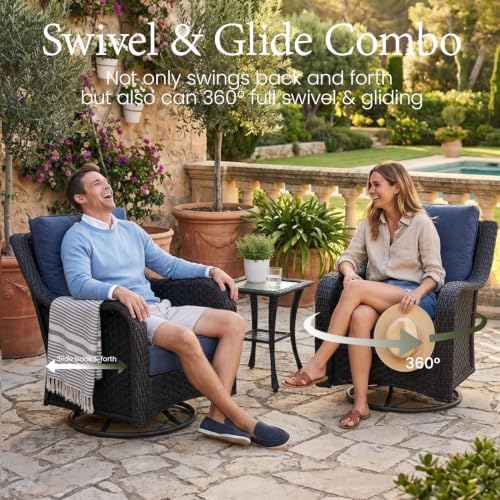 LayinSun 8 Piece Wicker Outdoor Furniture Set - Image 3