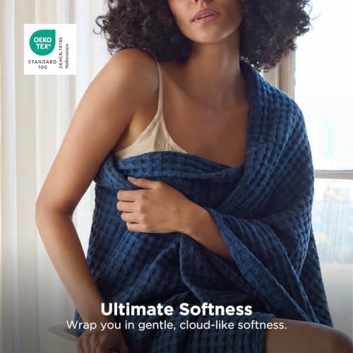 Bedsure Cooling Waffle Blanket for Hot Sleepers - Image 4