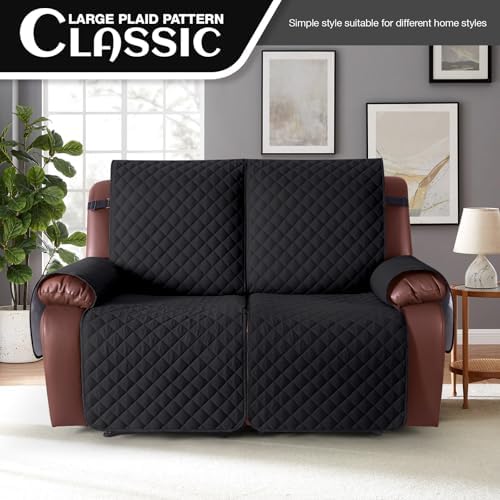 KinCam Waterproof Loveseat Recliner Covers Washable, 2 Seater - Image 2