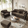 GDFStudio 3-Piece Velvet Sofa Set by GDFStudio