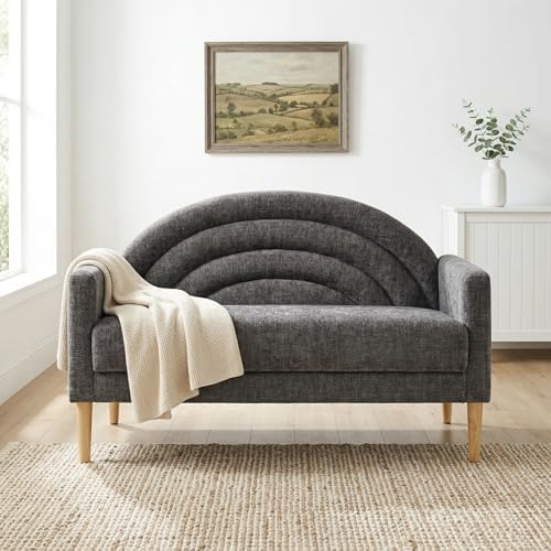 49" Small Loveseat Sofa for Small Spaces, Office Couch by QNZK