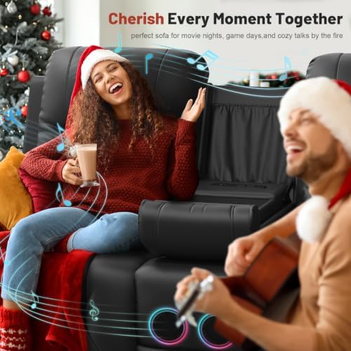 Power Loveseat Recliner, Wall Hugger RV Reclining Loveseat - Image 3