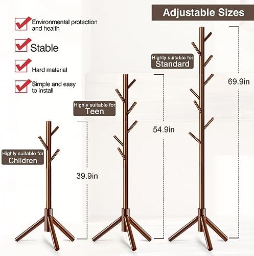WANGMUXIA Coat Rack, Freestanding Coat Rack - Image 6